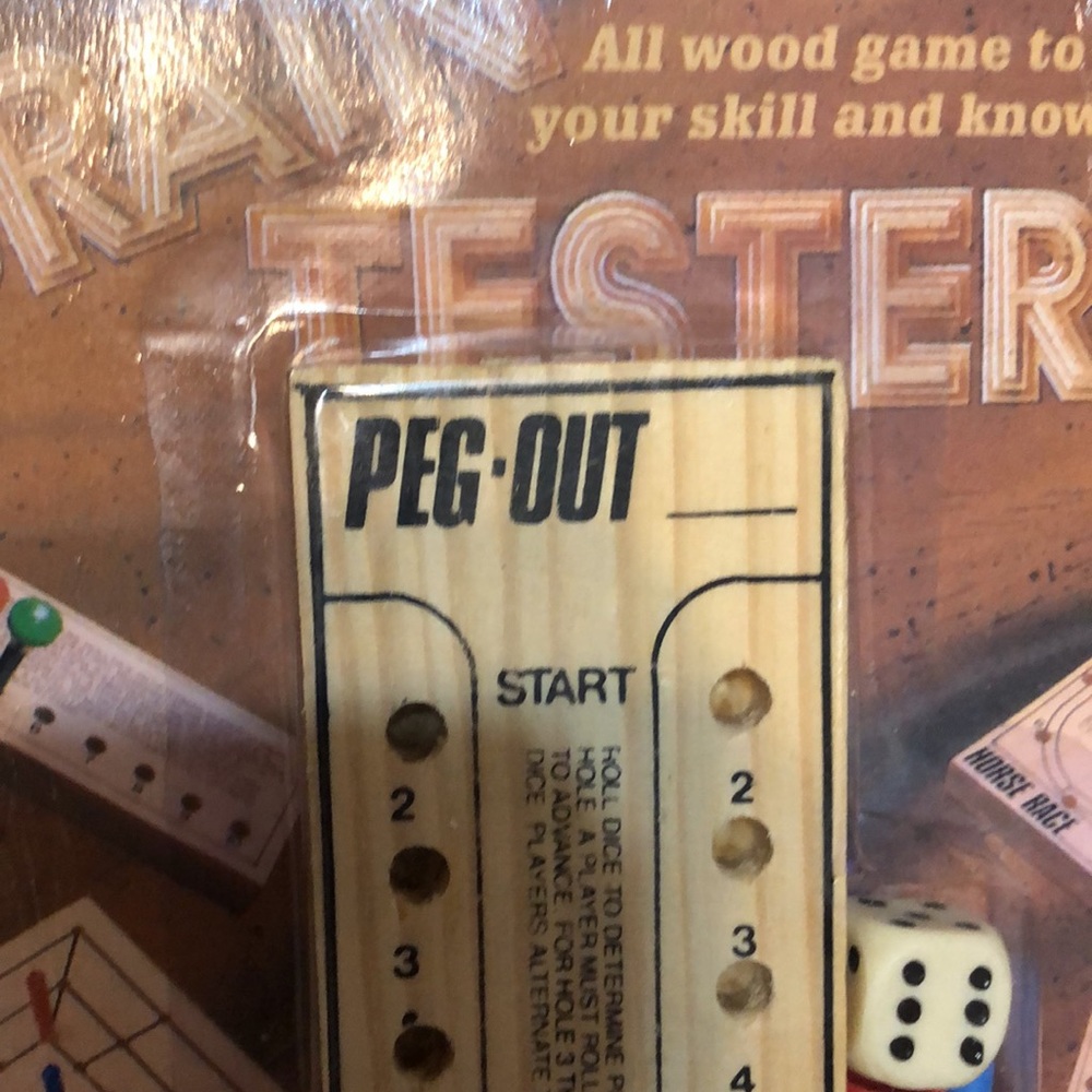 Peg-Out brain teaser game. Fun and challenging. Keep on the coffee table. - Picture 3 of 6